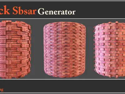 Brick SBSAR Generator Texture