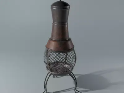 Chimenea - Rusty 3D model