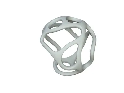 SciFi Cube Object No 41841 Low Poly Shape Texture