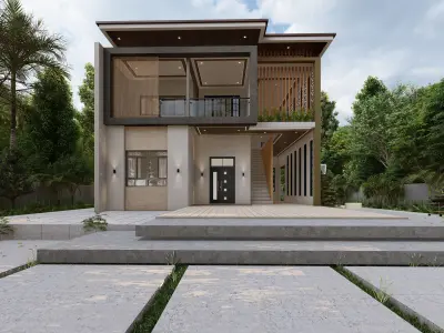 2 STOREY HOUSE  3D model