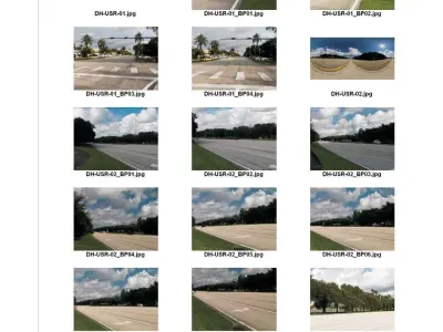 Dosch HDRI - USA Road Backplates Texture