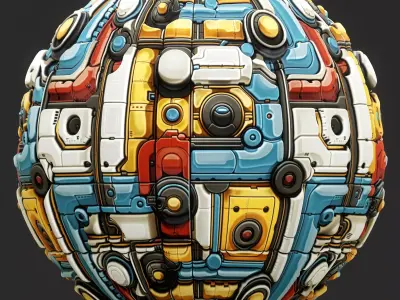 Sci-FI Seamless Texture  Texture 6