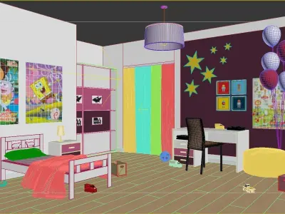 Child Room 3D model