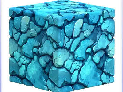 Stylized Stone Floor Seamless Texture Texture 21