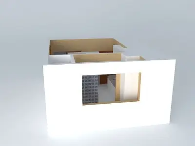 juliana house with windows and doors Free 3D model