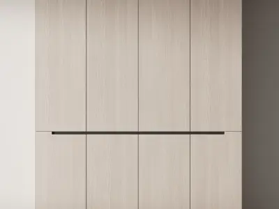 544 cabinet furniture 18 modular wardrobe cupboard 3 options 3D model