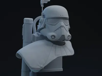 FU Navy Trooper Commander One-Twelfth Scale Kit 3D print model 3D print model