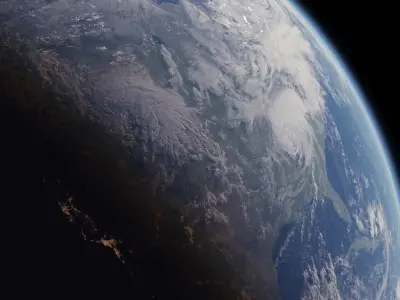 Earth high poly 16k model 3D model