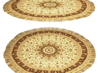 Round Carpet MIA-89T 3D model