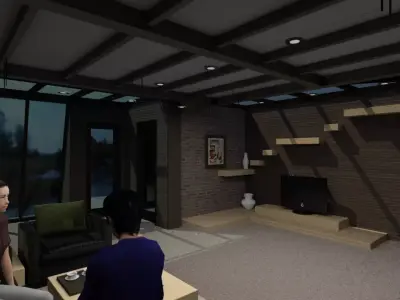 Living Room 3d model 3D model