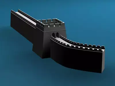 Greatwall great wall of china 3D model