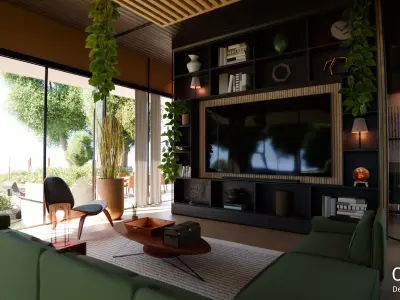 2026 Modern Modular House 8 for Blender Eevee and Cycles 3D model