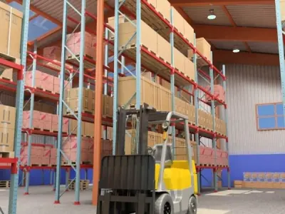 Warehouse and Props Mega Pack 3D model