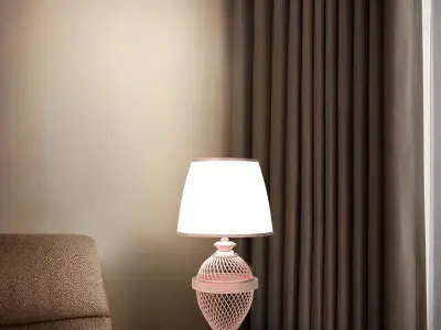 Table Lamp 3D print model 8