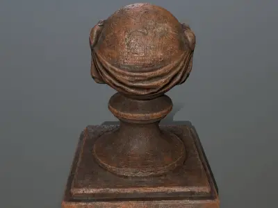 ornamental  stone Low-poly 3D model purchase