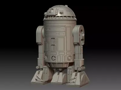 R9 Astromech Articulation 3d print STL files 3D print model