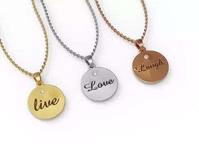 Pendants apple iphone - rose gold 3D print model