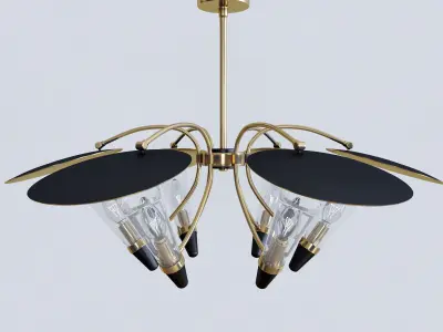 chandelier modern 3D model