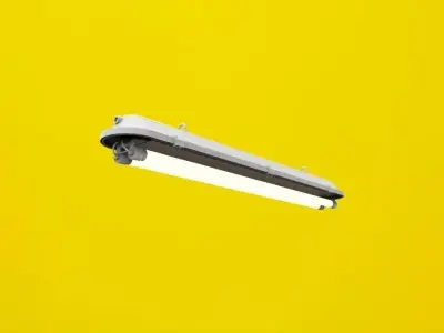 Industrial lamps 3D print model