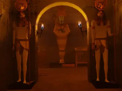 Nubian tomb 3D model