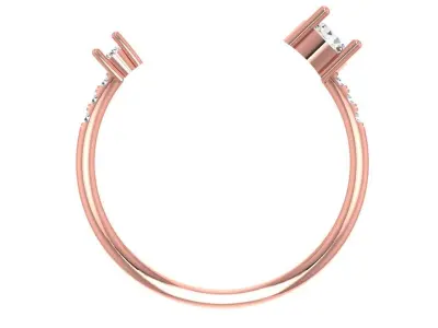 Women Light Weight Band Ring 3D print model 28