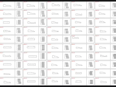 1115 Molding Profile 3D model