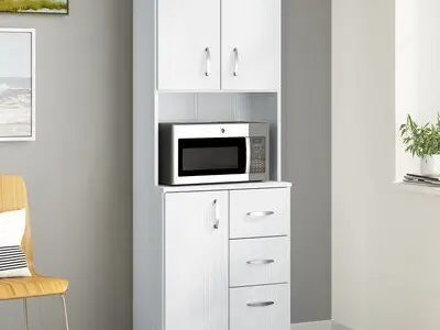 Laricina-White Hyland 66  Kitchen Pantry 3D model