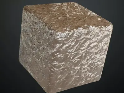 Silver Hammered Foil PBR Seamless Texture