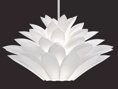 Untitled flower pendant light hanging 3D model