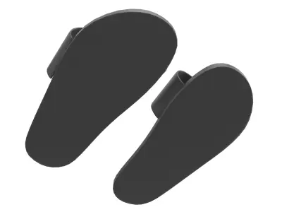 Flip Flops v5 017 Low-poly 3D model