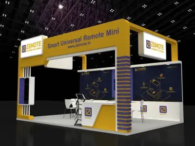 Booth designs 6x4  3D model