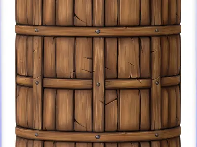 Stylized Wood Seamless Texture Texture 10