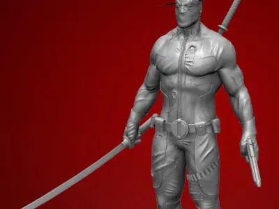 Deadpool 3d Print 3D model
