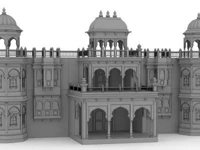 Indian Palace 3D model
