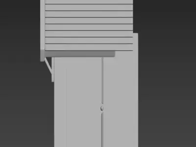 house entrance Free 3D model