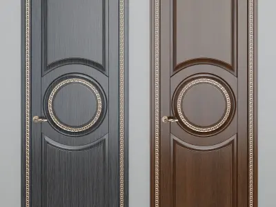 Door Collection 18 Pieces 3d model 3D model