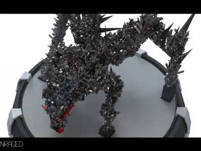 V-HIDE ENRAGED 3D model