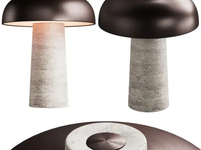 315 lighting fixtures 22 Menu space Reverse Table Lamp 3D model