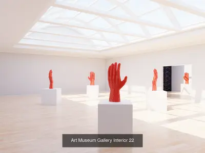 Art Museum Gallery Interiors - Pack 3