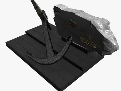 Monument of Black Sea Shipping 3D model