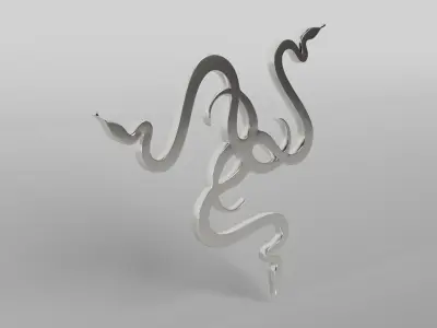 Razer Logo v2 004 Free low-poly 3D model