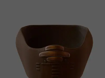 Gas mask helmet 3d model scifi Low-poly  Low-poly 3D model