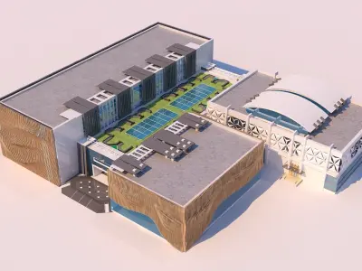 0038 - Art Center - 2021 - 01 - Design 07 - 2D Plans - 3D Files 3D model