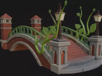 Bridge 3d Model 3D model