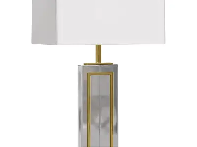 Arlington Crystal Table Lamp by Luxdeco 3D model