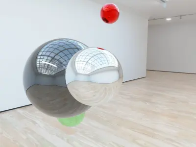 HDRI - Art Museum Gallery Interior 4 Texture