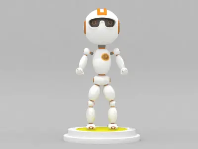  Sci-Fi Robot Character Robeco 3D model