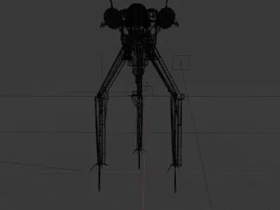  Launcher Laser Strider Skibidi Toilet  3D model