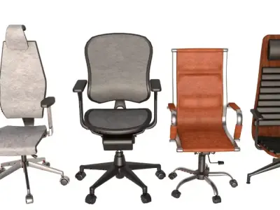 Office chair Collection 3D model