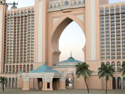  Atlantis Palm Dubai Luxury Hotel Building 